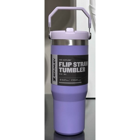 LIMITED EDITION Stanley Ice Flow Flip Straw Tumbler 30oz, LAVENDER